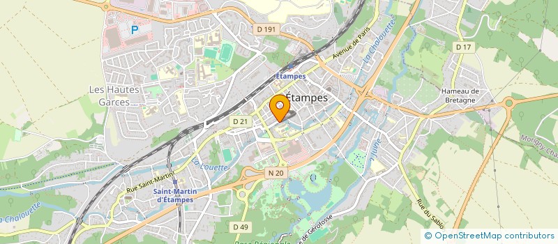 localisation de l'entreprise MAKO SERVICES  ETAMPES