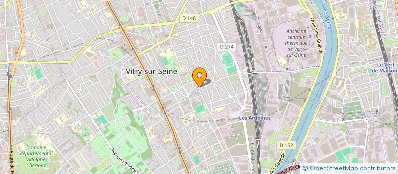 localisation de l'entreprise MAKOM à VITRY-SUR-SEINE