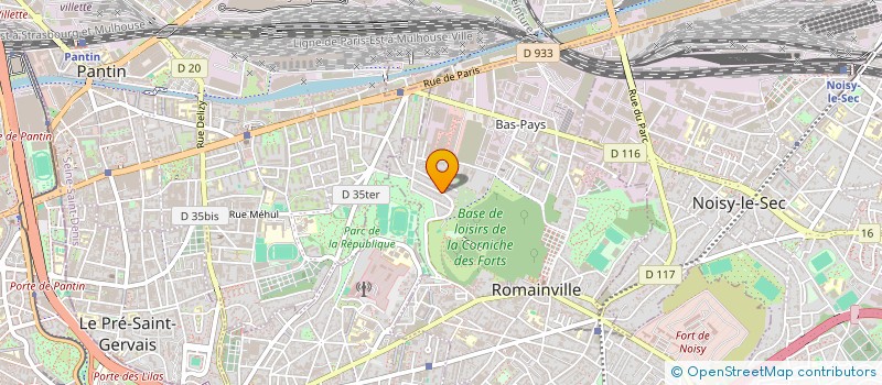 localisation de l'entreprise MAKOM à ROMAINVILLE