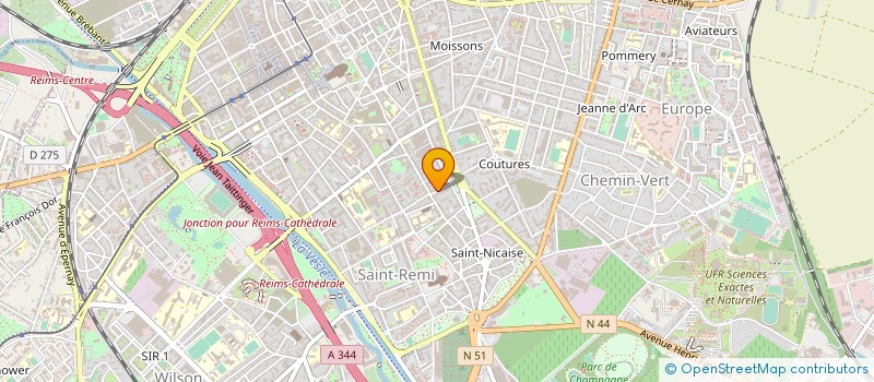 localisation de l'entreprise MAKOM COLLECTIF DE CREATION ARTISTIQUE  REIMS