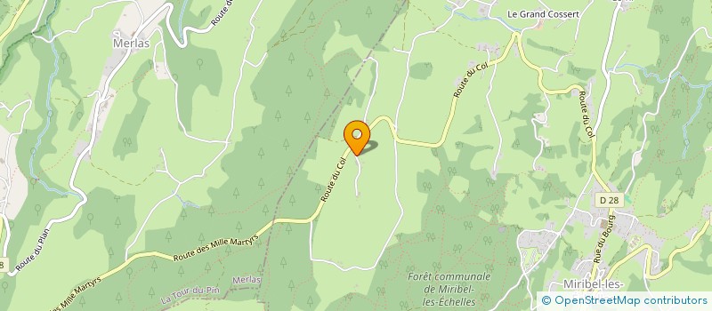 localisation de l'entreprise MAKORE  MIRIBEL-LES-ECHELLES