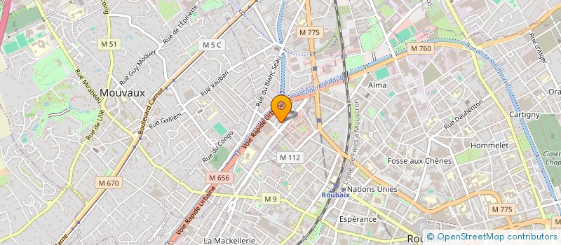 localisation de l'entreprise MAKOSTE  TOURCOING