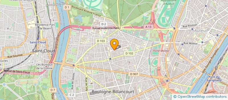 localisation de l'entreprise MAKOTO à BOULOGNE-BILLANCOURT