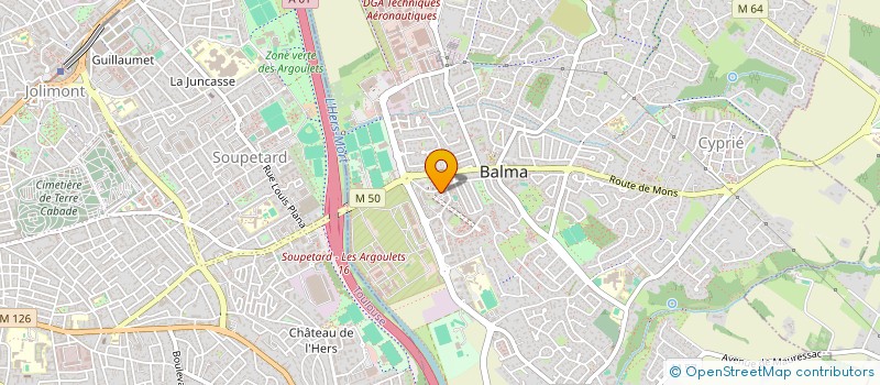 localisation de l'entreprise MAKP  BALMA