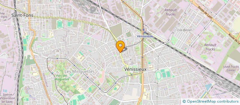 localisation de l'entreprise MAKRI IMMO  VENISSIEUX