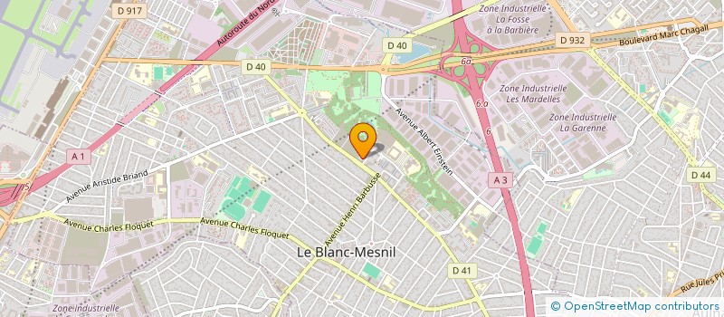 localisation de l'entreprise MAKRIA à LE BLANC-MESNIL