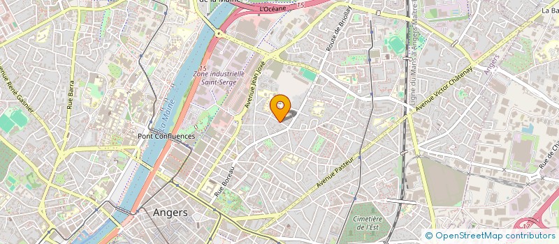 localisation de l'entreprise MAKRIS 49 à ANGERS