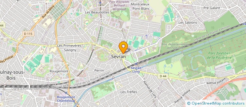localisation de l'entreprise MAKS à SEVRAN