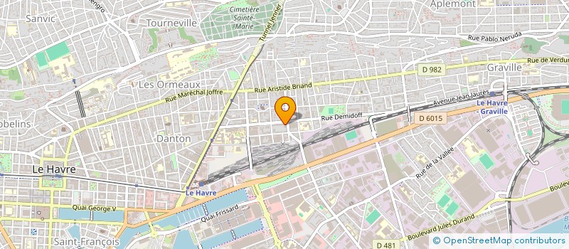 localisation de l'entreprise MAKS à LE HAVRE