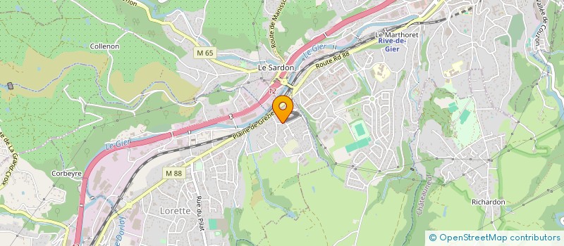 localisation de l'entreprise MAKS TRANSPORTS ET LOCATION à LORETTE