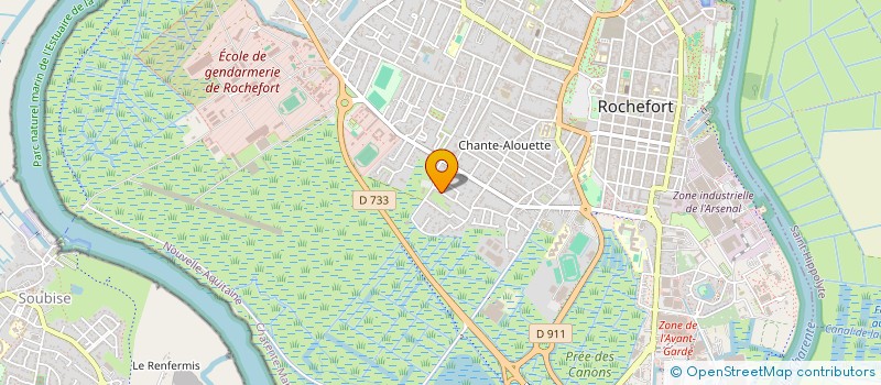 localisation de l'entreprise MAKSALEKS  ROCHEFORT