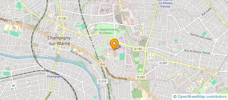 localisation de l'entreprise MAKTRANS à CHAMPIGNY-SUR-MARNE