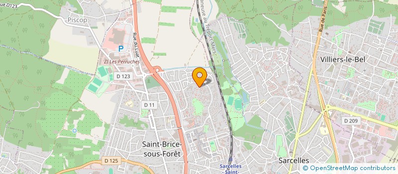 localisation de l'entreprise MAKUI à SAINT-BRICE-SOUS-FORET