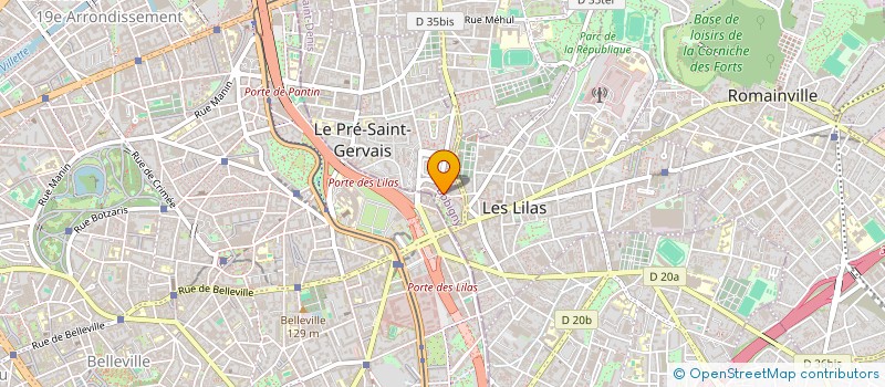 localisation de l'entreprise MAKWA FRANCE  LE PRE-SAINT-GERVAIS