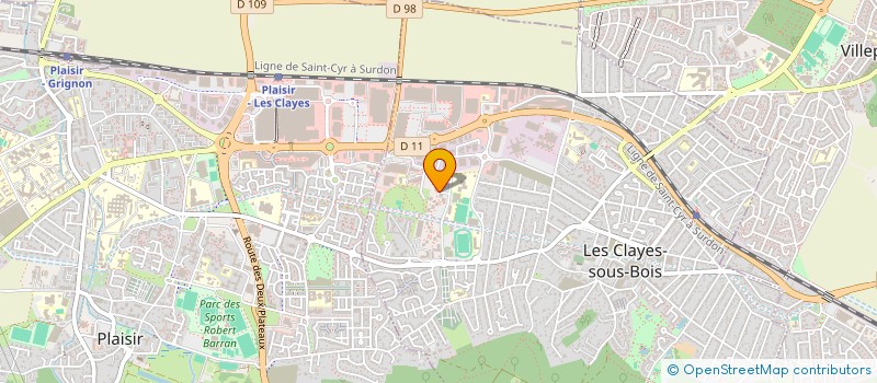 localisation de l'entreprise MAKWO & CO  LES CLAYES-SOUS-BOIS