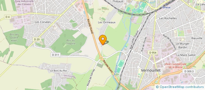 localisation de l'entreprise MAKZY à VERNOUILLET