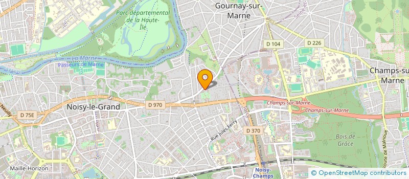 localisation de l'entreprise MAL 93  NOISY-LE-GRAND