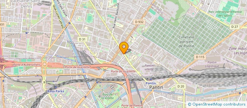 localisation de l'entreprise MALA à PANTIN