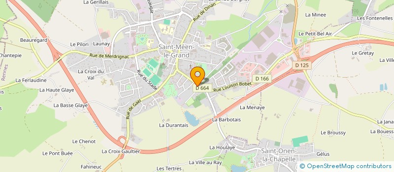 localisation de l'entreprise MALA  SAINT-MEEN-LE-GRAND