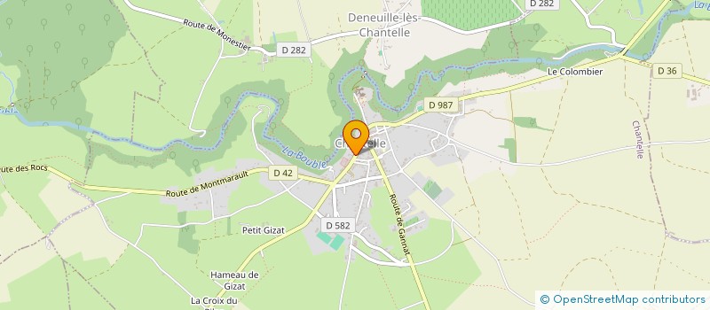 localisation de l'entreprise MALA  CHANTELLE