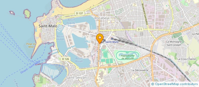 localisation de l'entreprise MALA NOCHE  SAINT-MALO