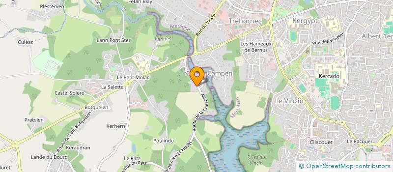 localisation de l'entreprise MALABAR 56  ARRADON