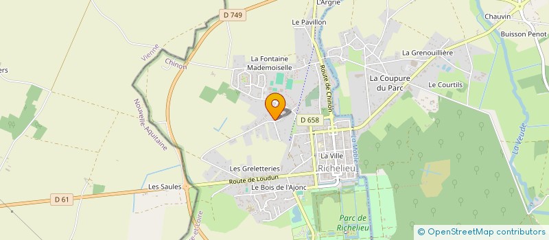 localisation de l'entreprise MALABRI  RICHELIEU