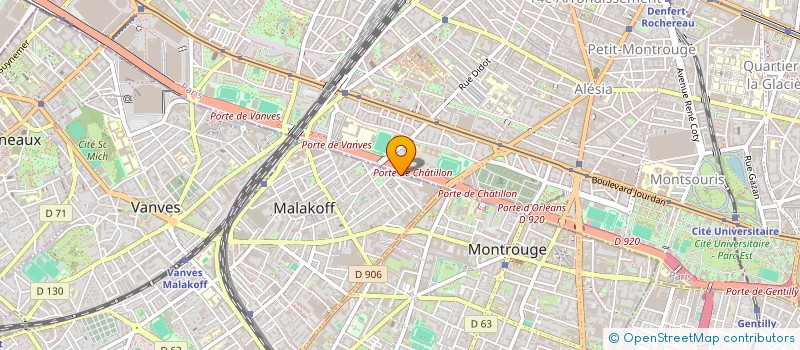 localisation de l'entreprise MALACAS  MALAKOFF