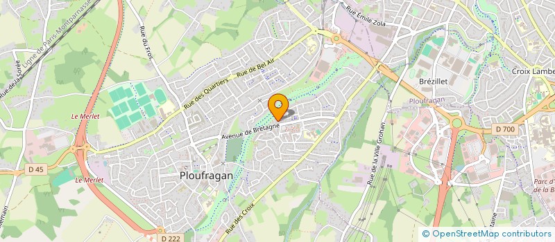 localisation de l'entreprise MALADA  PLOUFRAGAN