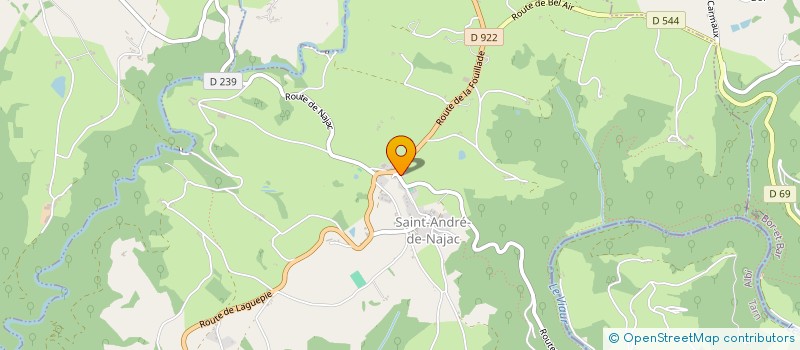 localisation de l'entreprise MALADO  SAINT-ANDRE-DE-NAJAC