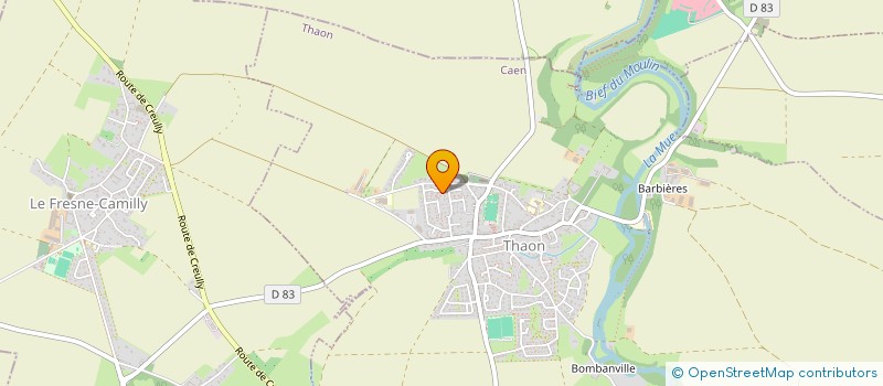 localisation de l'entreprise MALADRERIE C.L.  THAON