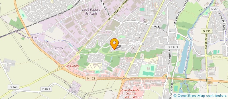 localisation de l'entreprise MALADRERIE LE NEUF à LUISANT