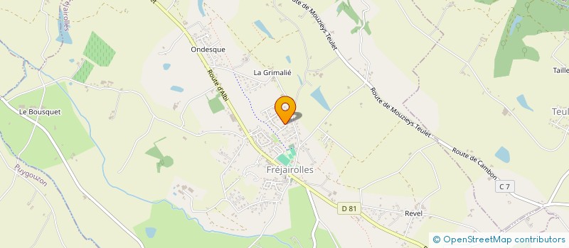 localisation de l'entreprise MALADRY-GALINDO  FREJAIROLLES