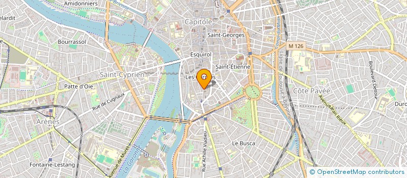 localisation de l'entreprise MALAFOSSE-VEDEL  TOULOUSE