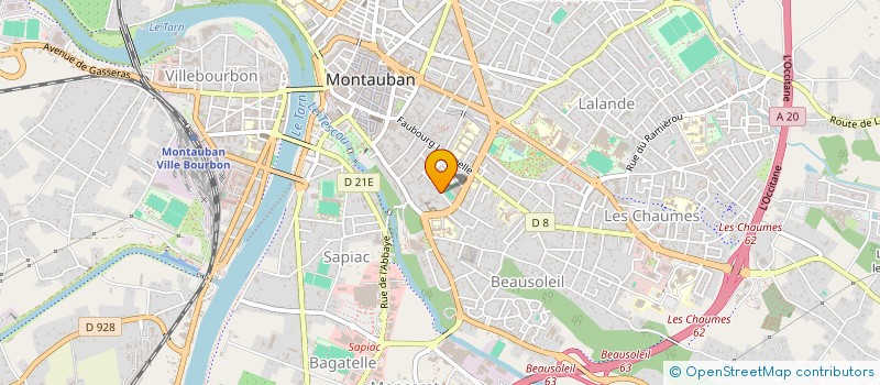 localisation de l'entreprise MALAG TOUCH  MONTAUBAN