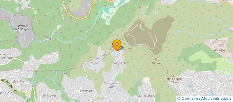 localisation de l'entreprise MALAGA  BIOT