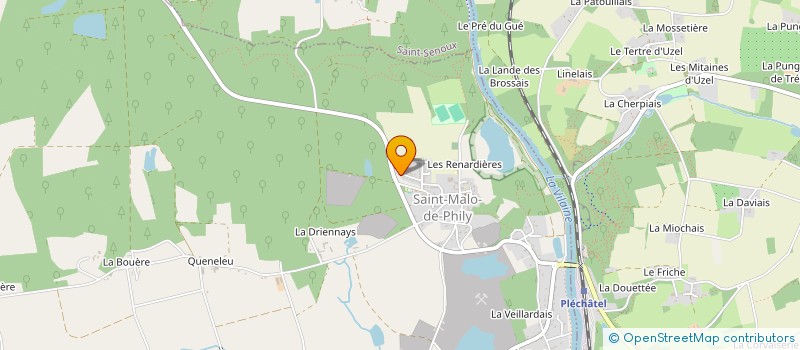 localisation de l'entreprise MALAGA  SAINT-MALO-DE-PHILY