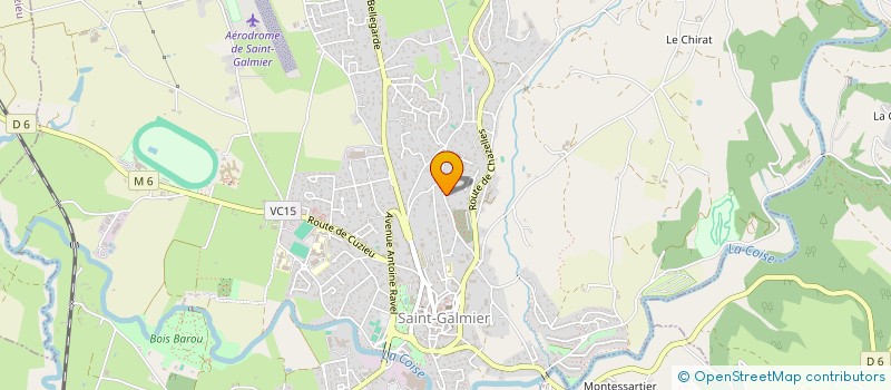 localisation de l'entreprise MALAGA1  SAINT-GALMIER