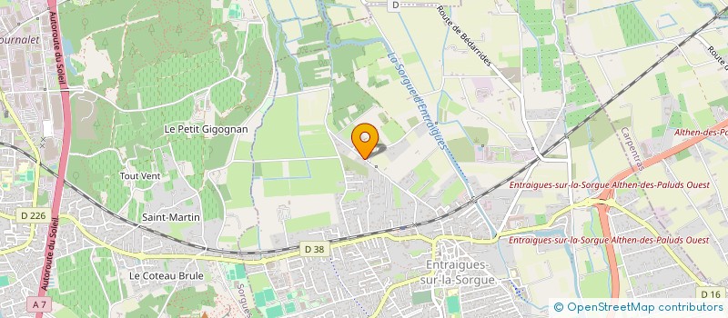 localisation de l'entreprise MALAGASY FRANCE VANILLE  ENTRAIGUES-SUR-LA-SORGUE