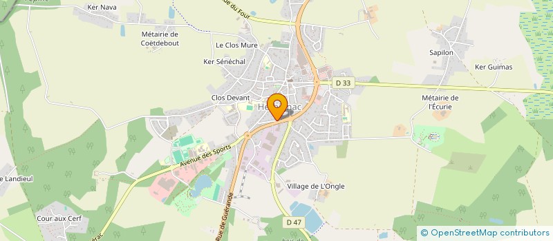 localisation de l'entreprise MALAGI à HERBIGNAC