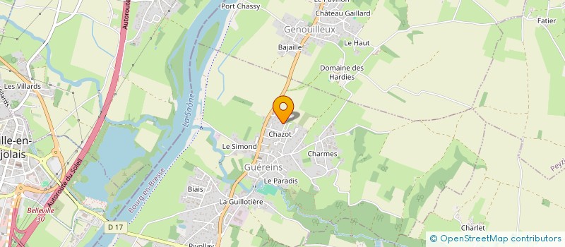 localisation de l'entreprise MALAGO  GUEREINS