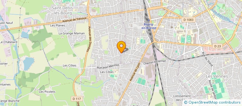 localisation de l'entreprise MALAGRATE  SAINT-DENIS-LES-BOURG