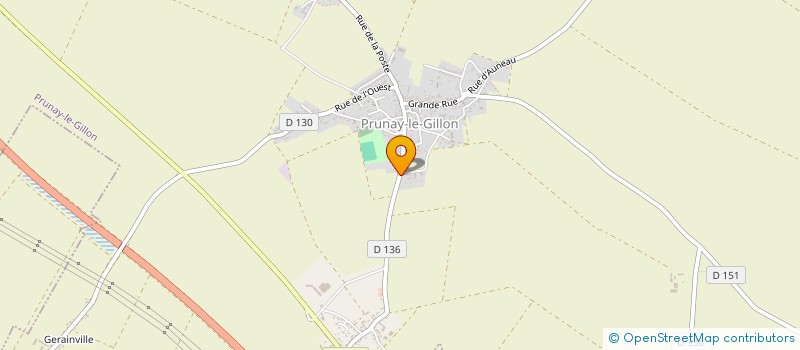 localisation de l'entreprise MALAGUET à PRUNAY-LE-GILLON