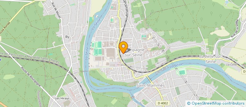 localisation de l'entreprise MALAH  CHAMPAGNE-SUR-SEINE