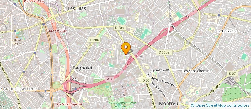 localisation de l'entreprise MALAIKA à BAGNOLET