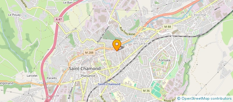 localisation de l'entreprise MALAIKA à SAINT-CHAMOND
