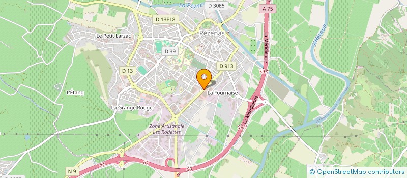 localisation de l'entreprise MALAIMMO  PEZENAS