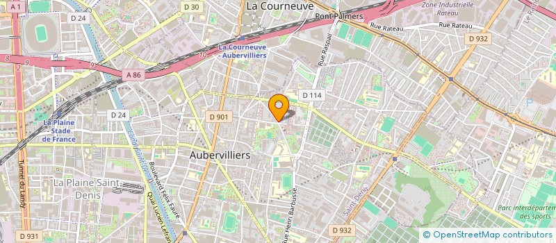 localisation de l'entreprise MALAITO à AUBERVILLIERS