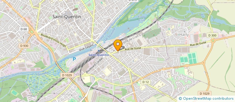 localisation de l'entreprise MALAK à SAINT-QUENTIN