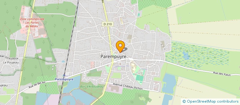 localisation de l'entreprise MALAK  LUDON-MEDOC